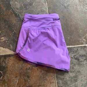 purple lululemon speed up short 2.5”